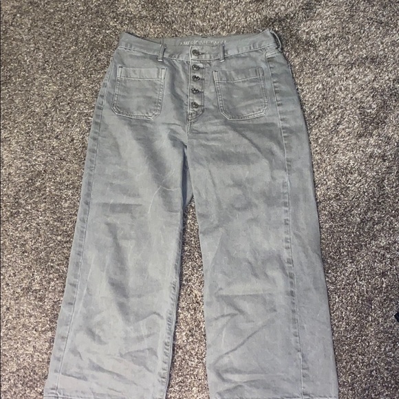 American Eagle wide leg jeans. Only worn once - Picture 5 of 7